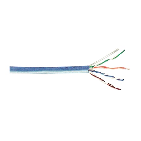 Belden 23-4P UTP-CMP SOL BC CAT6, FRPO/FEP/FRLSPVC BLUE 1000FT, 1000FT 2413 D15U1000